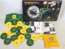 large John Deere checker board w/bag, Moline Ill, 5025 series time machine