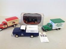 4 vintage trucks, Crescent Electric, Tractor pullers, Fuller & NFTS 1995