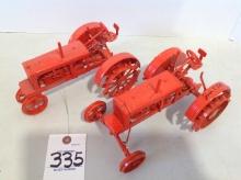 2 AC WC tractors, one signed by Joe Ertl
