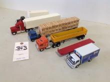 assortment of vintage sem's & trucks