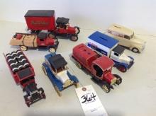 7 vintage True Value Hardware store trucks