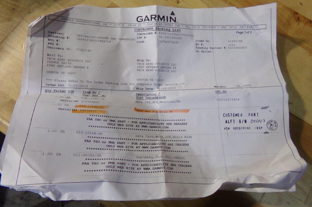 NEW GARMIN GMX200 I/O RADAR/TAWS