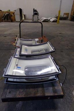 GLOBAL 5000 ELECTRIC WINDOW SHADES (4) B3TA-BA-A02-AG-B, (1) B4BA-BA-A02-AG-B