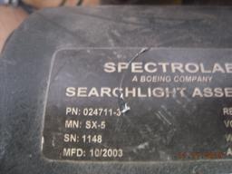 SPECTROLAB SEARCH LIGHT 5X-5