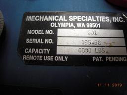 MECHANICAL SPECIALTIES MDL 601 CARGO HOOK