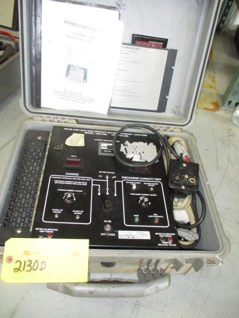 POWER PRODUCTS CA-1550-CML NICAD, LEAD ACID BATTERY CHARGER/ANALYZER
