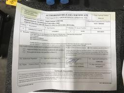 EMERGENCY VALVE A25434006-3 (REPAIRED)