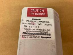 BENDIX/KING KFS-598A VHF COMM CONTROLS 071-1282-86 (1-REPAIRED, 1-INSPECTED)