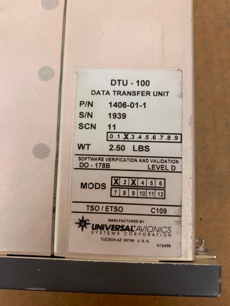 UNIVERSAL DTU-100 DATA TRANSFER UNIT 1406-01-1 (AR)