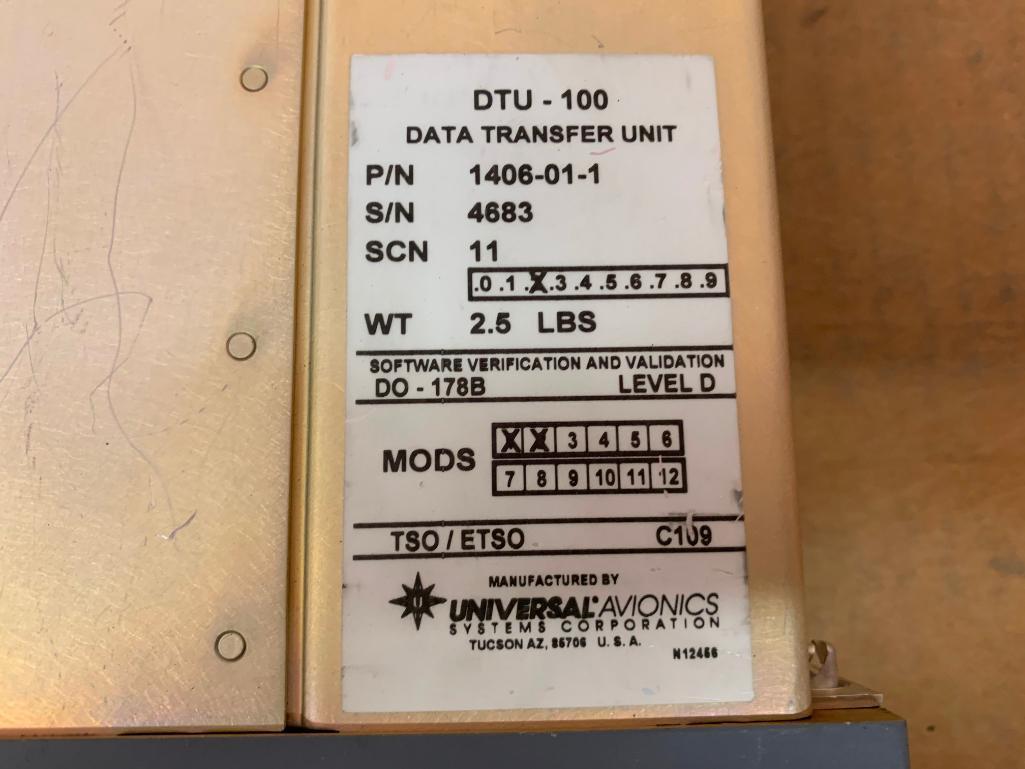 UNIVERSAL DTU-100 DATA TRANSFER UNIT 1406-01-1 (AR)