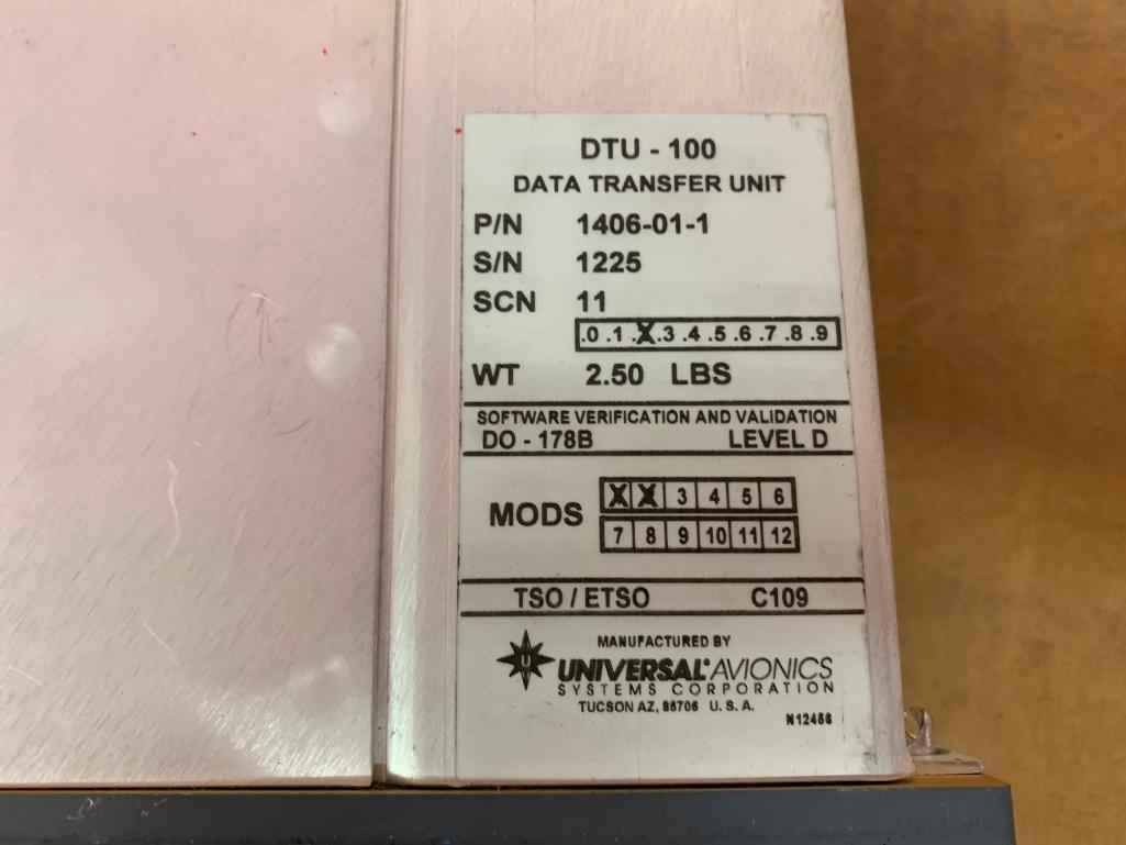 UNIVERSAL DTU-100 DATA TRANSFER UNIT 1406-01-1 (AR)