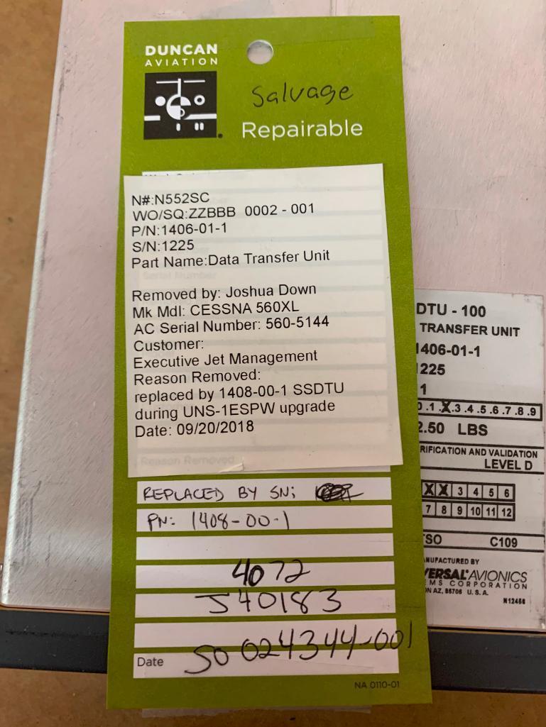 UNIVERSAL DTU-100 DATA TRANSFER UNIT 1406-01-1 (AR)