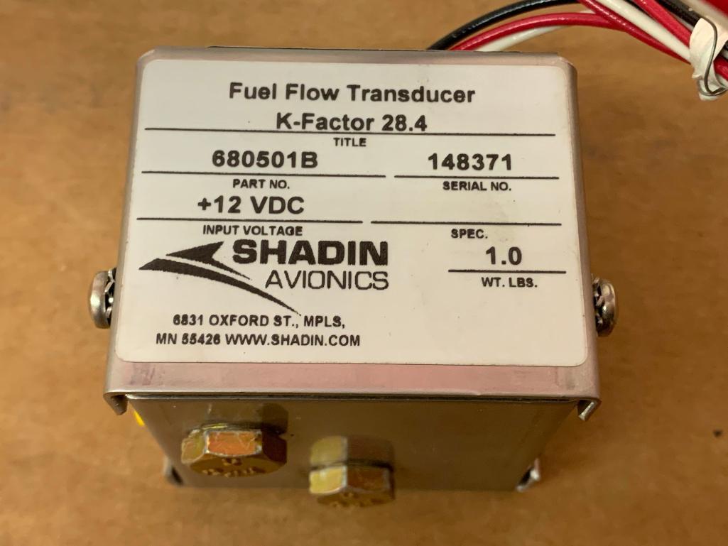 SHADIN FUEL FLOW TRANSDUCER 680501B [ALT: 680501-1] (NEW)