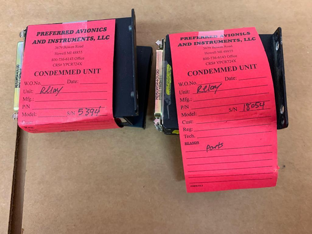 (LOT) ASSORTED AVIONICS (NEED REPAIR)