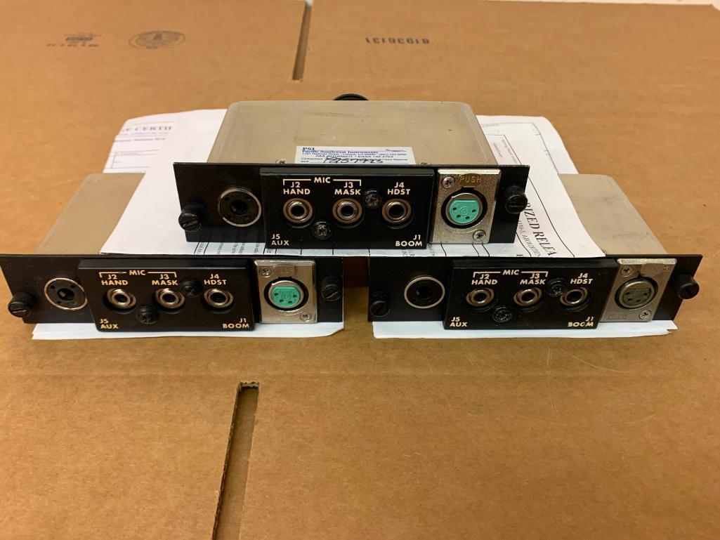 CASA CN-235 AVTECH MICROPHONE/HEADSET JACK PANEL 5127-1-1 (REPAIRED)