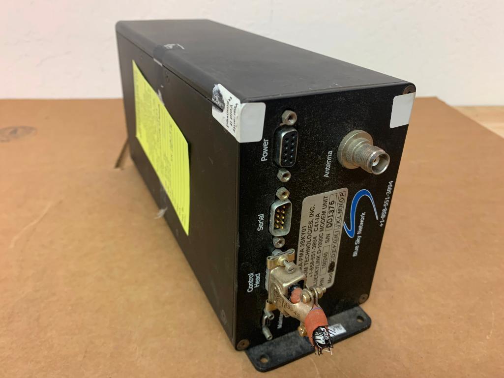 GILCOM BLUE SKY NETWORK D-1000C MODEM UNIT 100240 (AR)