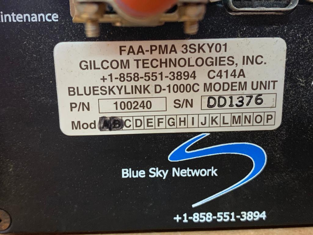 GILCOM BLUE SKY NETWORK D-1000C MODEM UNIT 100240 (AR)