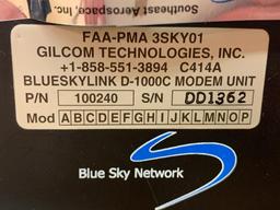GILCOM BLUE SKY NETWORK D-1000C MODEM UNIT 100240 (AR)