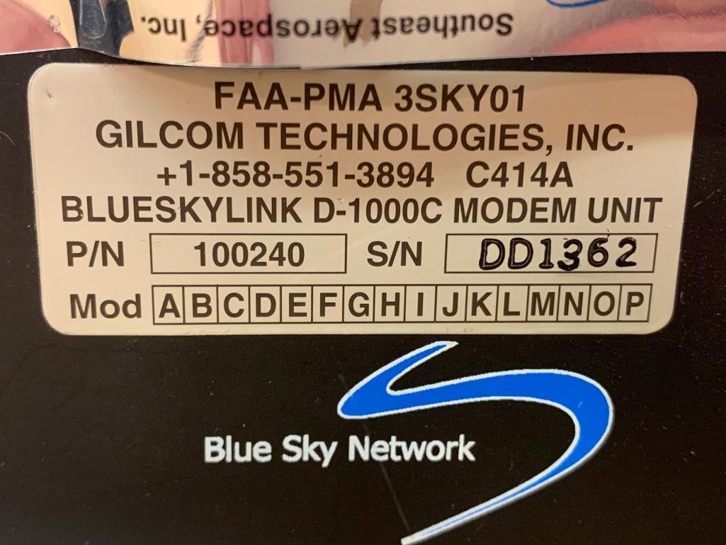 GILCOM BLUE SKY NETWORK D-1000C MODEM UNIT 100240 (AR)