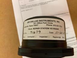 EC-130 UNITED INSTRUMENTS AIRSPEED INDICATOR 8000B.876 [ALT: 704A47113117] (REPAIRED)