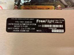 FREEFLIGHT TRI-40 RADAR ALTIMETER INDICATOR 1901-3040-00 (NEW)