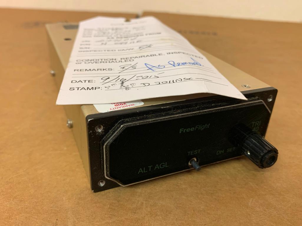 FREEFLIGHT TRI-40 RADAR ALTIMETER INDICATOR 1901-3040-00 (AR)