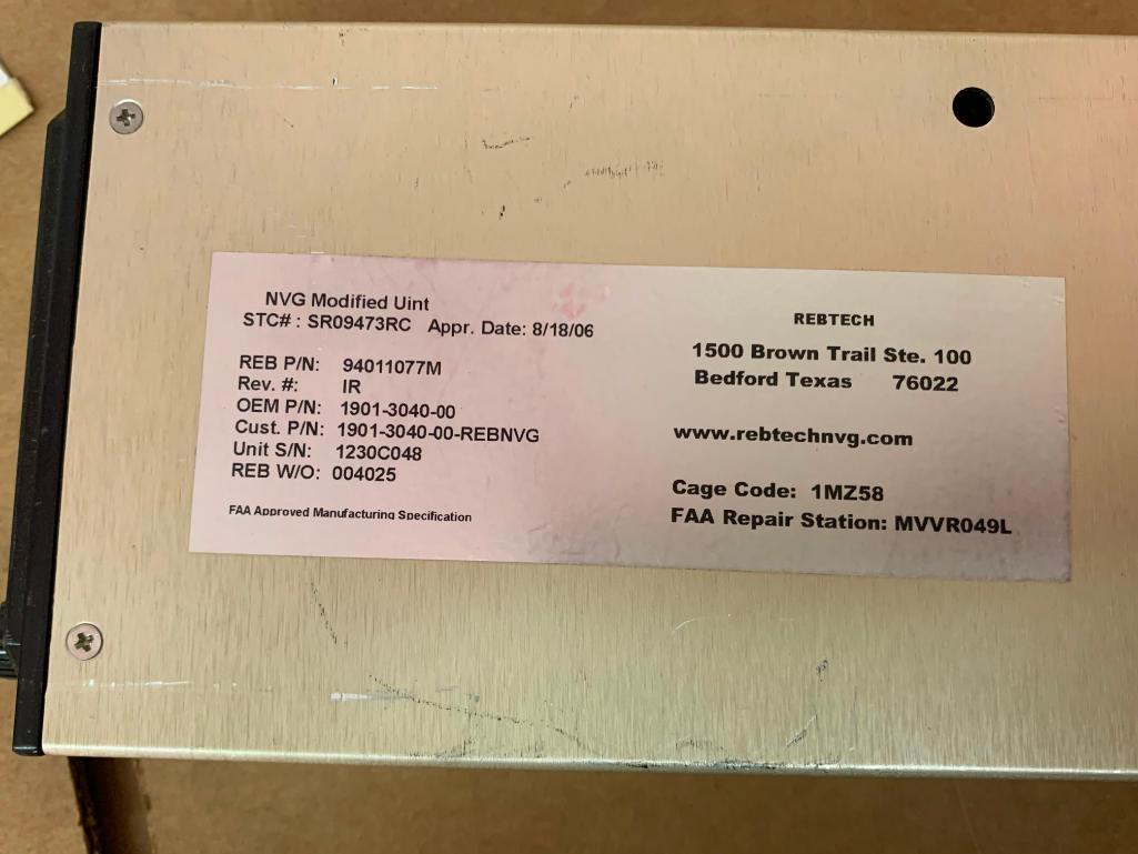 FREEFLIGHT TRI-40 RADAR ALTIMETER INDICATOR 1901-3040-00 (AR)