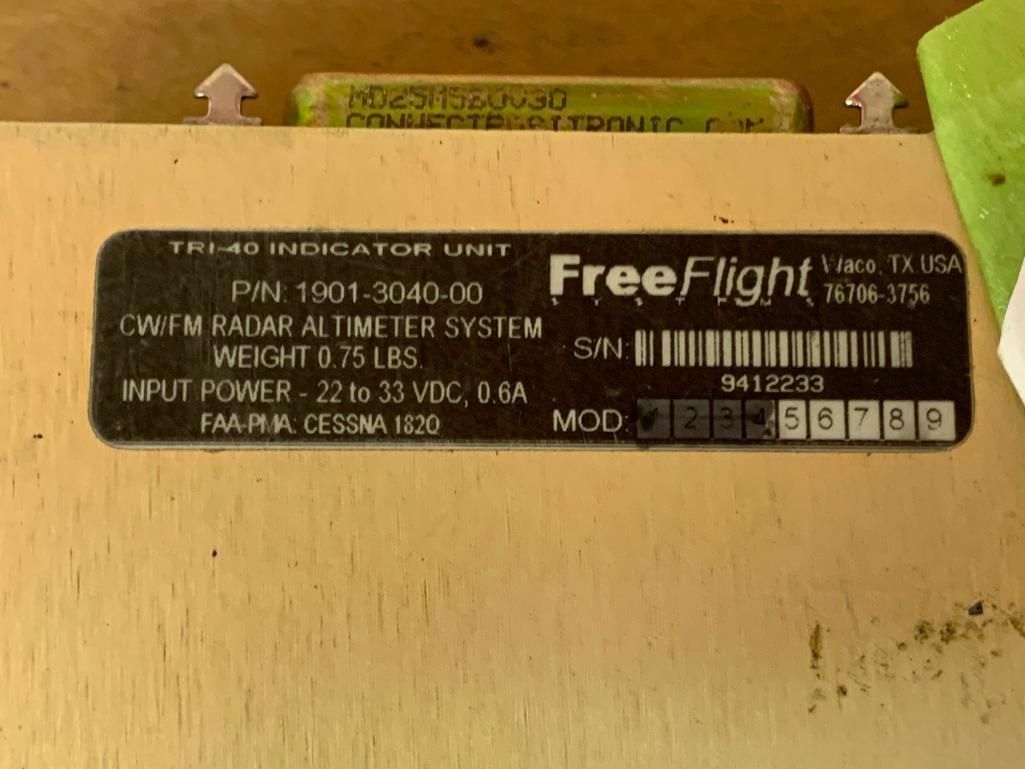 FREEFLIGHT TRI-40 RADAR ALTIMETER INDICATOR 1901-3040-00 (AR)