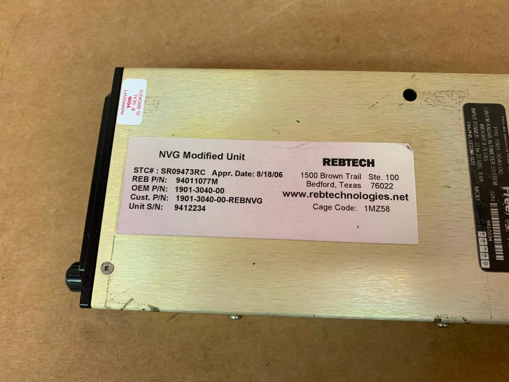 FREEFLIGHT TRI-40 RADAR ALTIMETER INDICATOR 1901-3040-00 (AR)
