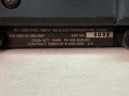 COLLINS RT-1354/ARC-186(V) VHF RADIO RECEIVER-TRANSMITTER 622-5528-001 (AR)