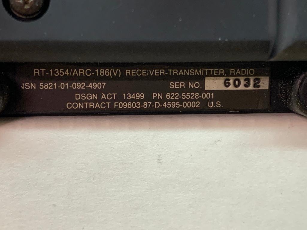 COLLINS RT-1354/ARC-186(V) VHF RADIO RECEIVER-TRANSMITTER 622-5528-001 (AR)