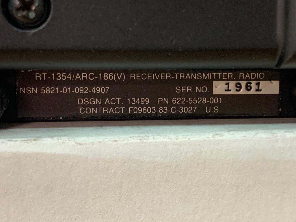 COLLINS RT-1354/ARC-186(V) VHF RADIO RECEIVER-TRANSMITTER 622-5528-001 (AR)