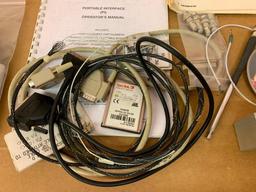 (LOT) ASSORTED CABLES, MANUALS, ETC