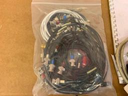 (LOT) ASSORTED CABLES, MANUALS, ETC