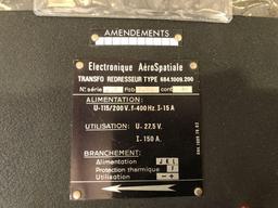 D.C. GENERATOR TRANSFORMER/RECTIFIERS 684-1009-200 (REMOVED/VARIOUS CONDITIONS)