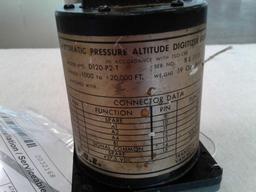 SHADIN AIRDATA ENCODER 8800T (A/R) & ALTITUDE DIGITIZER D120P2T (NEEDS REPAIR)