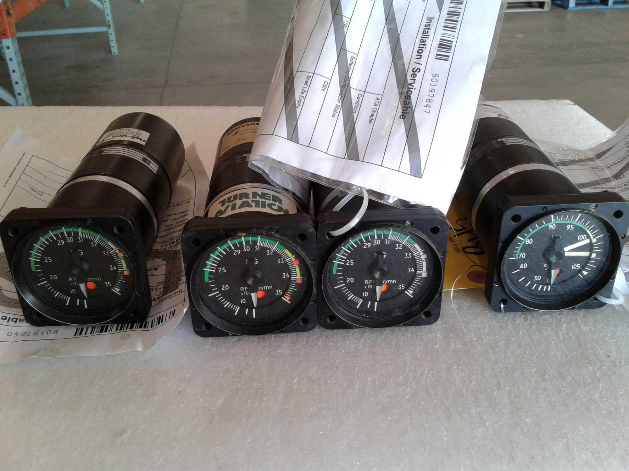 AS332 NG1-NG-2 % RPM INDICATORS 61475-104-1(REMOVED FOR REPAIR) & (3) 61475-102-1 (REMOVED FROM TEAR