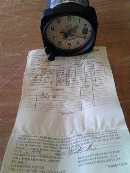 CUB ALTIMETERS KOLLSMAN 671 (OVERHAULED) & AI (INSPECTION PAPERWORK)