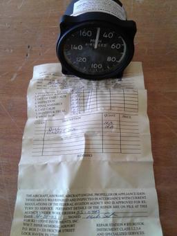 AIRSPEED INDICATORS AW-234-16-BA-8 (REPAIRED) & UMA P/N 16-310-140 (NO PAPERWORK)