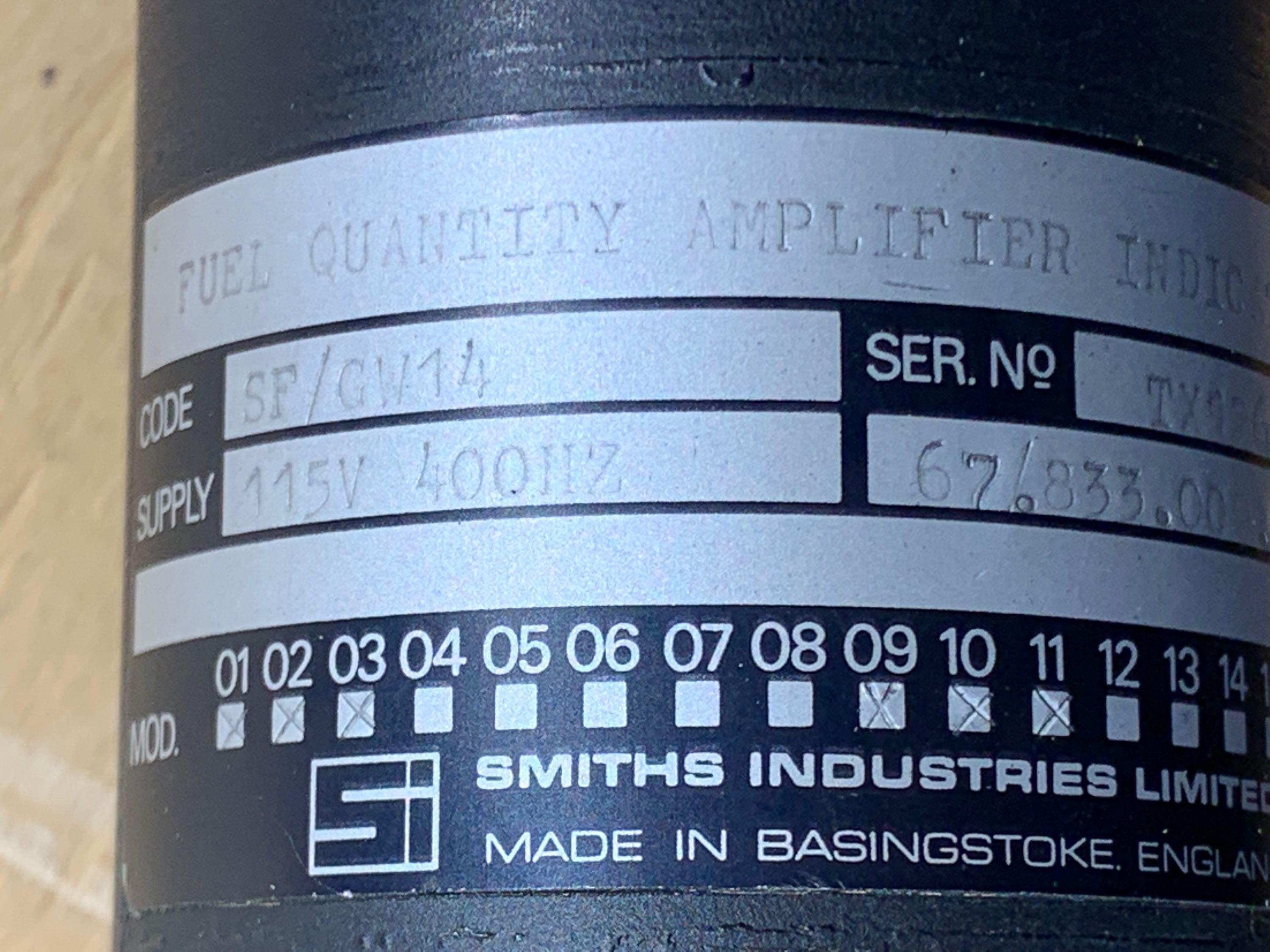 SMITHS FUEL QTY INDICATOR SFGW14