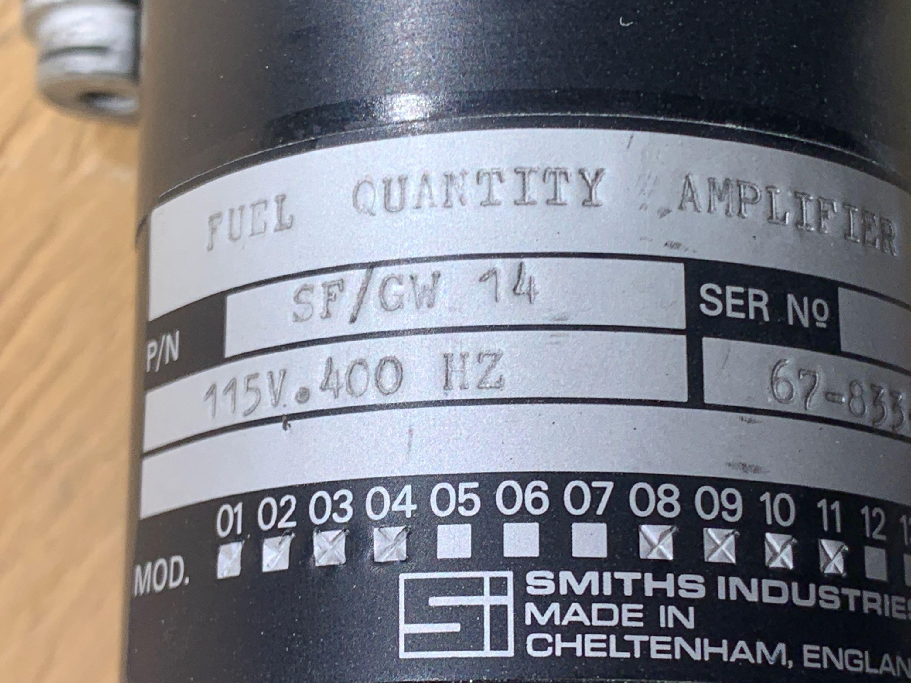 SMITHS FUEL QTY INDICATOR SFGW14