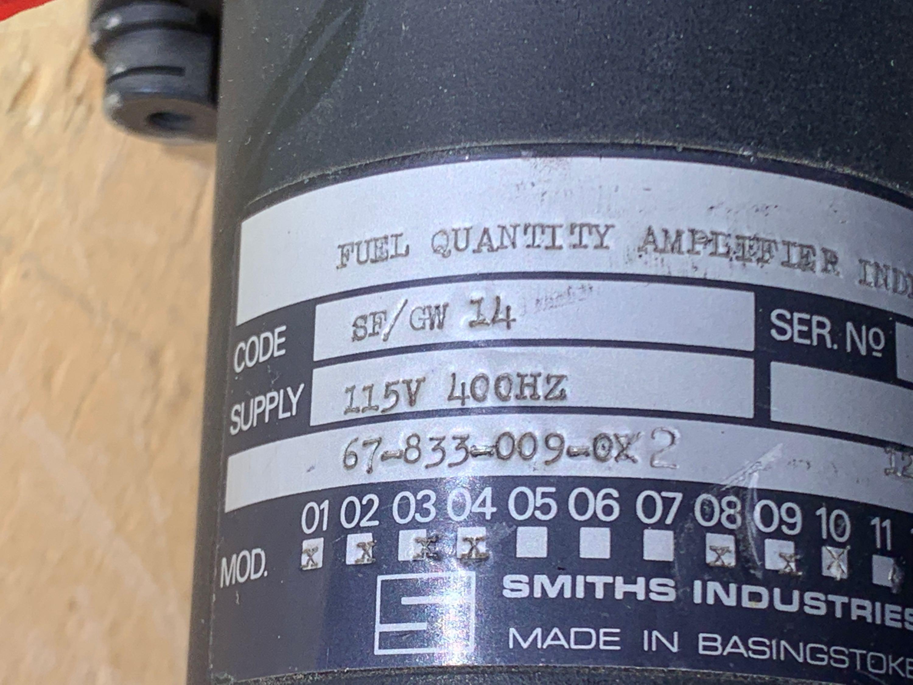 SMITHS FUEL QTY INDICATOR SFGW14