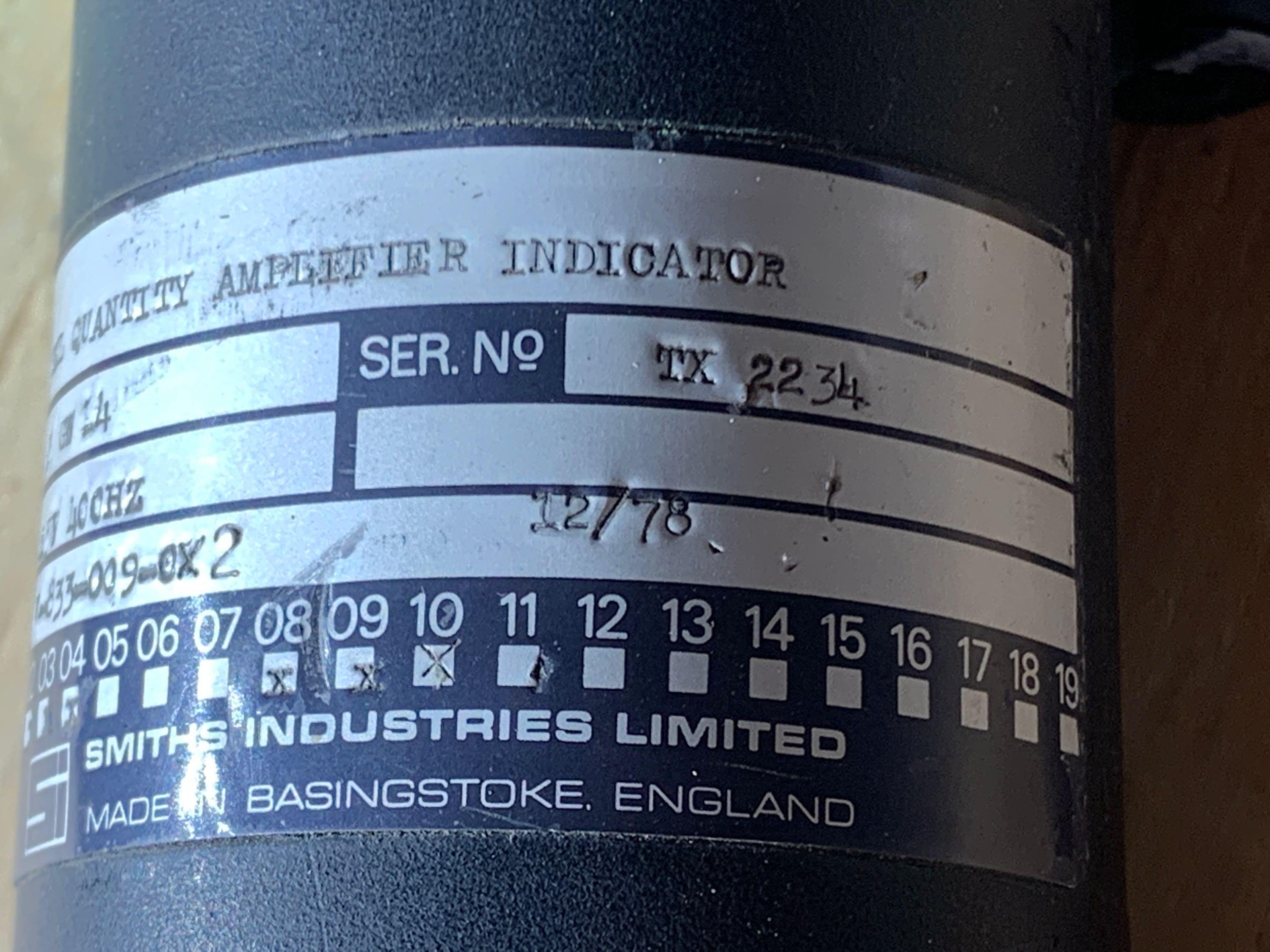 SMITHS FUEL QTY INDICATOR SFGW14