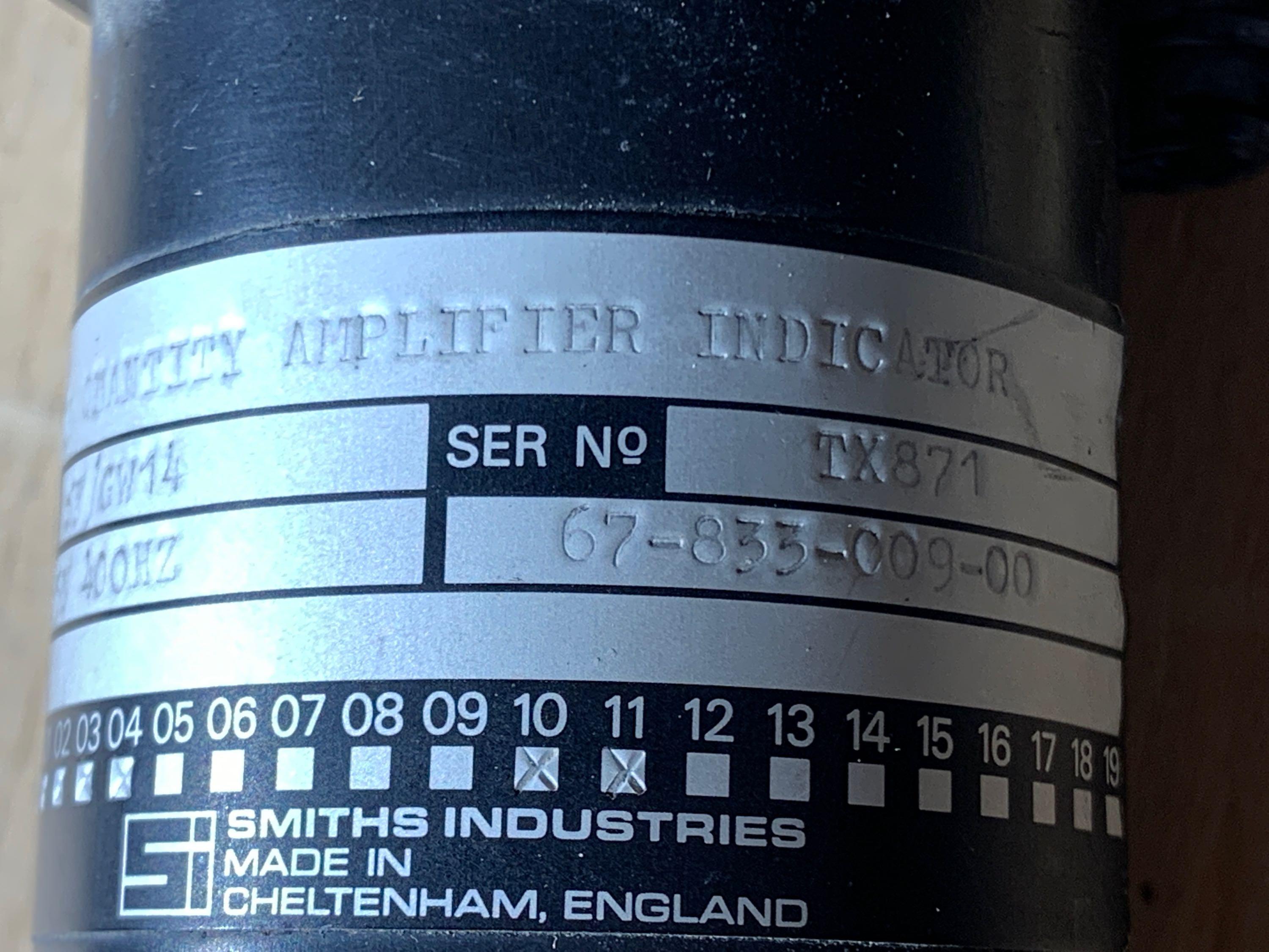 SMITHS FUEL QTY INDICATOR SFGW14