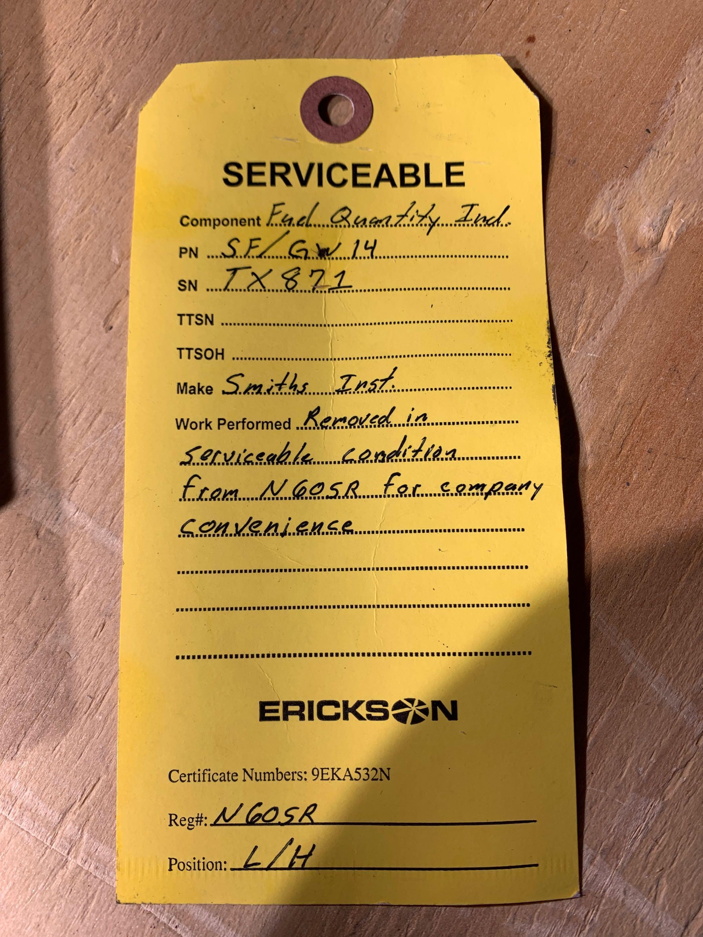 SMITHS FUEL QTY INDICATOR SFGW14