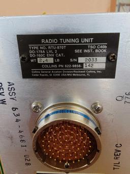 COLLINS RTU-870T TUNING UNIT 622-9856-142