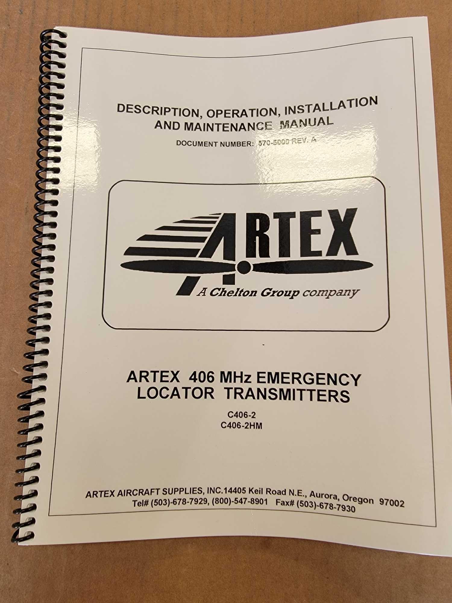 NEW ARTEX C406 ELT KIT WITH BLADE ANTENNA 455-5027