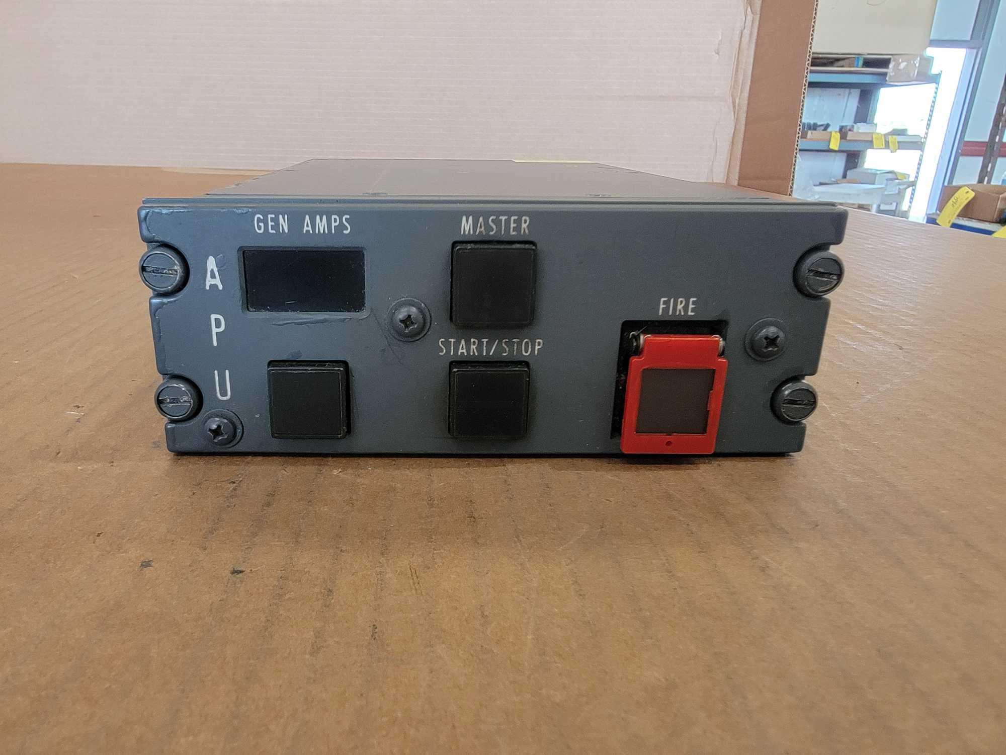LEARJET 45 APU COCKPIT CONTROL PANEL 7088000-1 (REPAIRED 2020)