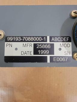 LEARJET 45 APU COCKPIT CONTROL PANEL 7088000-1 (REPAIRED 2020)