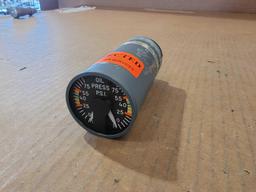 OIL PRESS/TEMP 6608404-1, DUAL OIL TEMP 523001 & AIRSPEED INDICATOR 2C131(02B7C1)